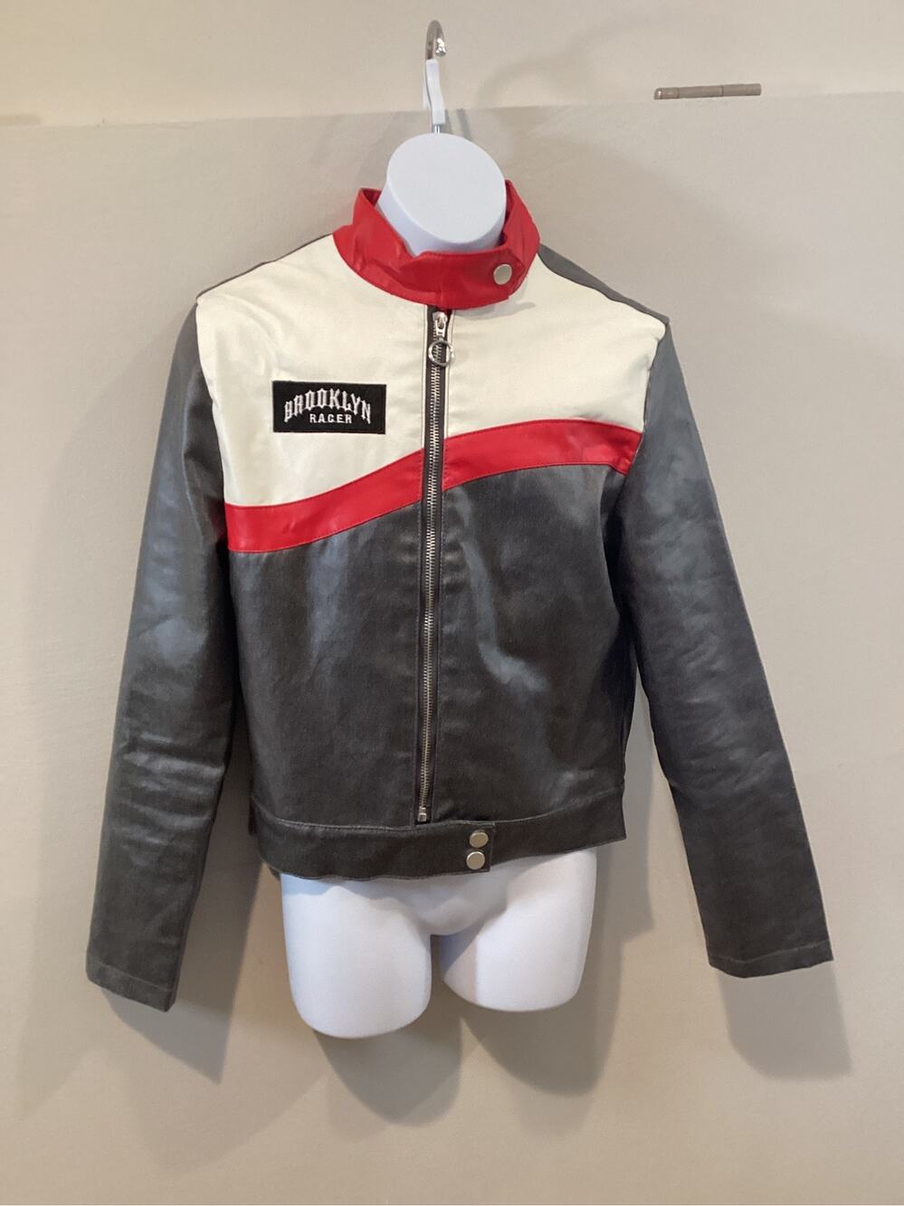 Fashion Nova Lucky 86 Bomber Jacket Size S Varsity Style NWT